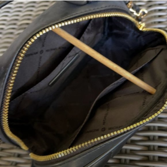 Michael Kors Small Rose Top Handle Leather Satchel - Picture 16 of 16